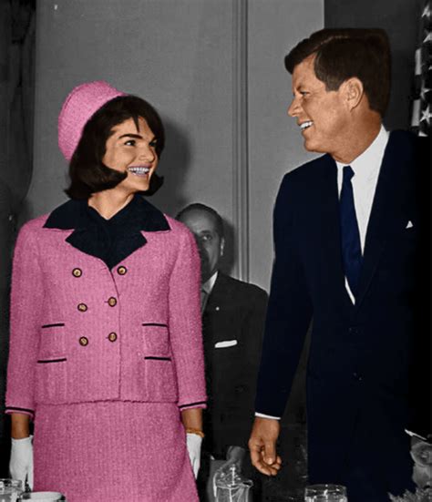 jacqueline kennedy onassis pink chanel suit blood|jackie kennedy's dress after assassination.